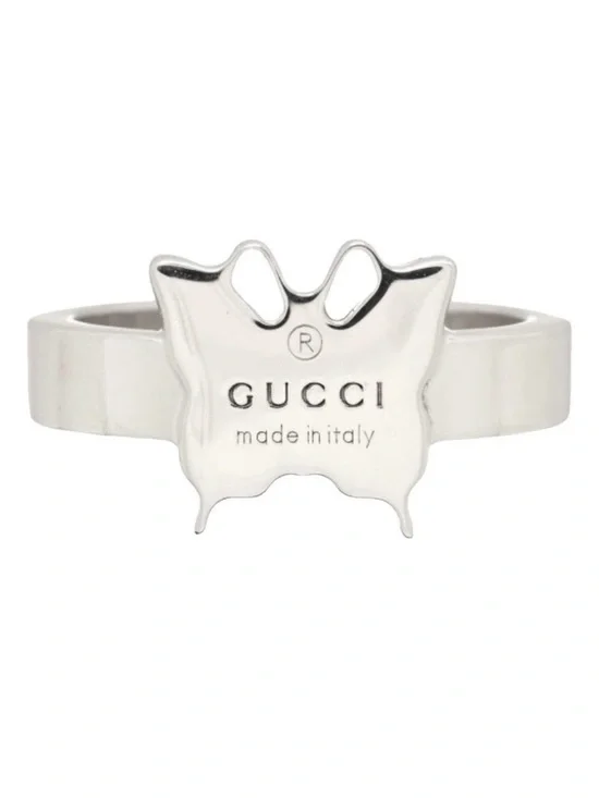 Gucci Silver Butterfly Ring - Picture 1 of 3
